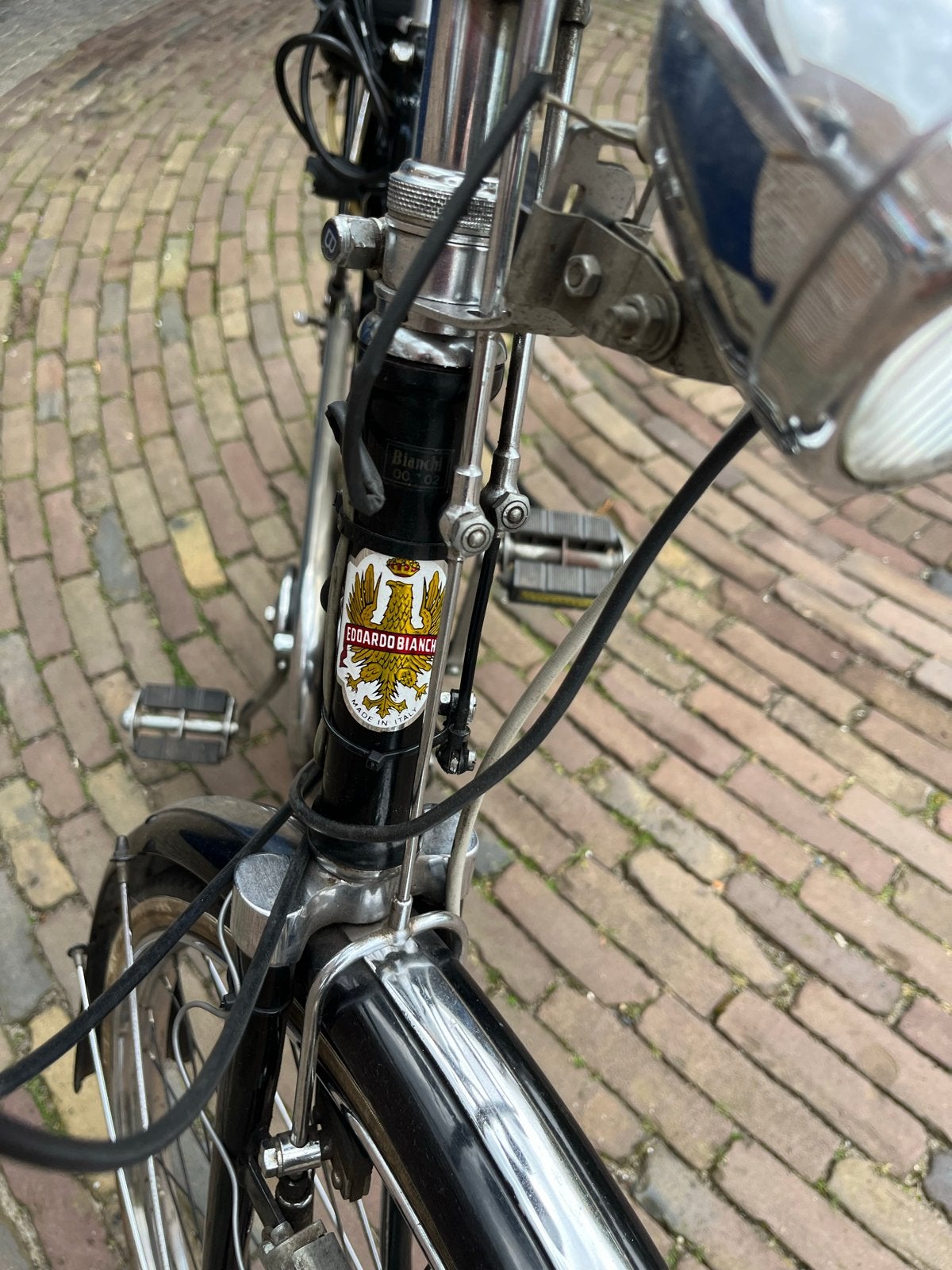Bianchi met Mosquito motor 39 - Geheel origineel, Maximaal 45 km/u, 49 cc, 1 versnellingen, Ophalen