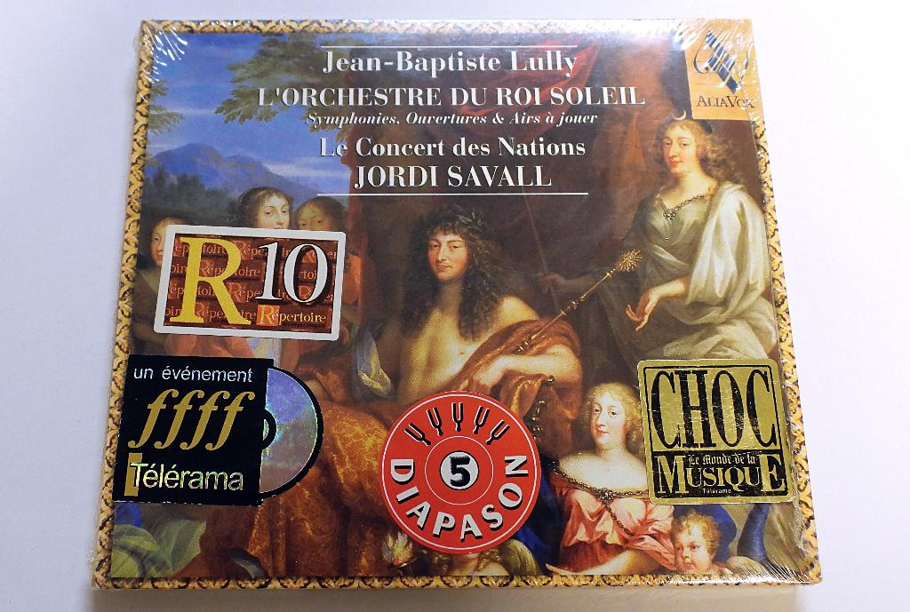 CD Jean-Baptiste Lully Roi Soleil Jordi Savall NEWin blister, Ophalen of Verzenden, Barok, Nieuw in verpakking, Orkest of Ballet