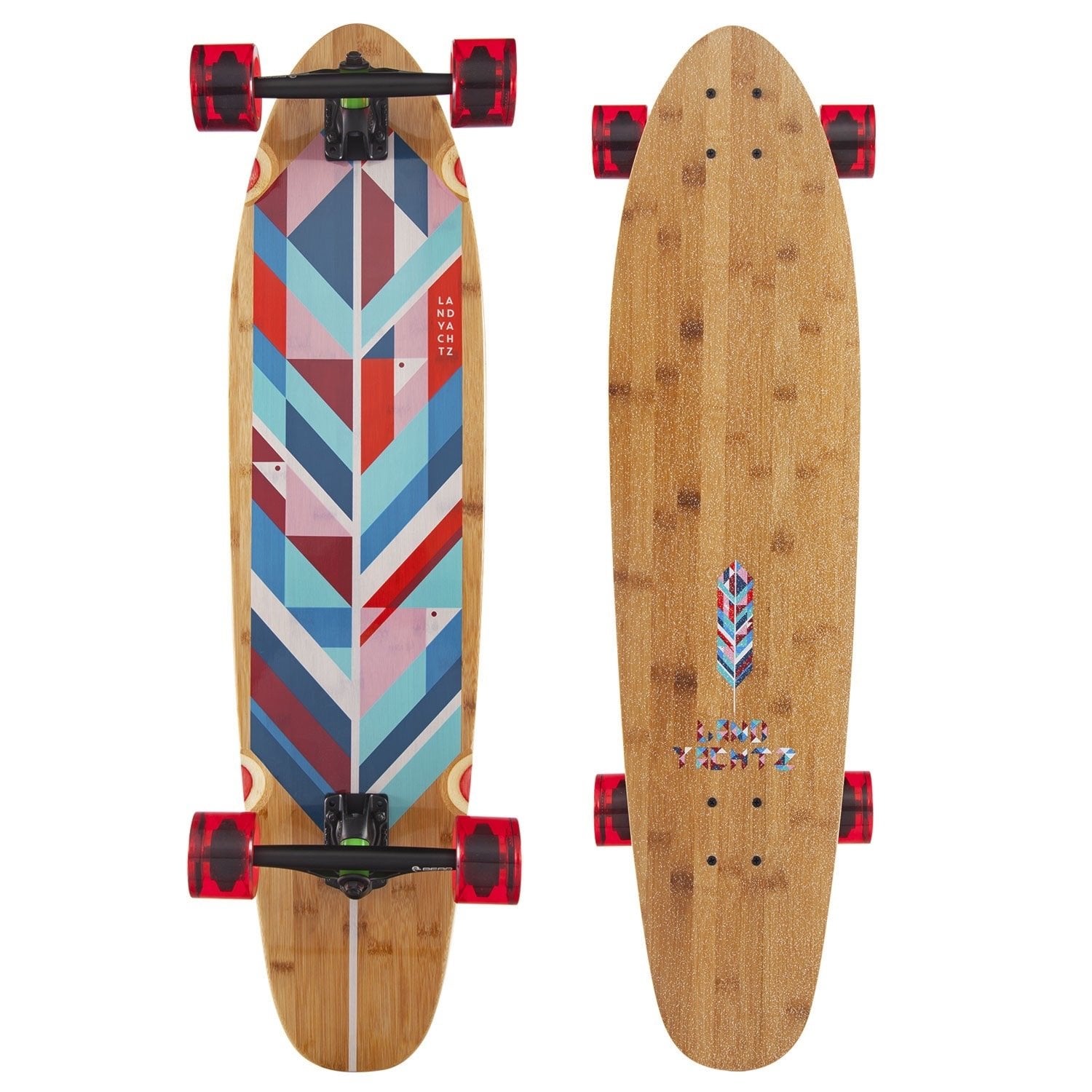Landyachtz Longboard Cruiser 94cm, Sport en Fitness, Skateboarden, Ophalen, Zo goed als nieuw, Skateboard, Longboard