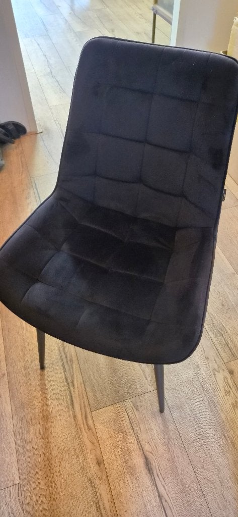 Eetkamerstoelen, Ophalen, Zwart, Zo goed als nieuw, Vier