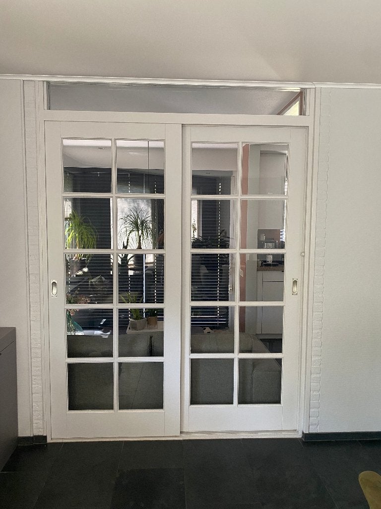 binnendeuren met glas in lood en schuifdeuren, Ophalen, Gebruikt, Binnendeur, Schuifdeur