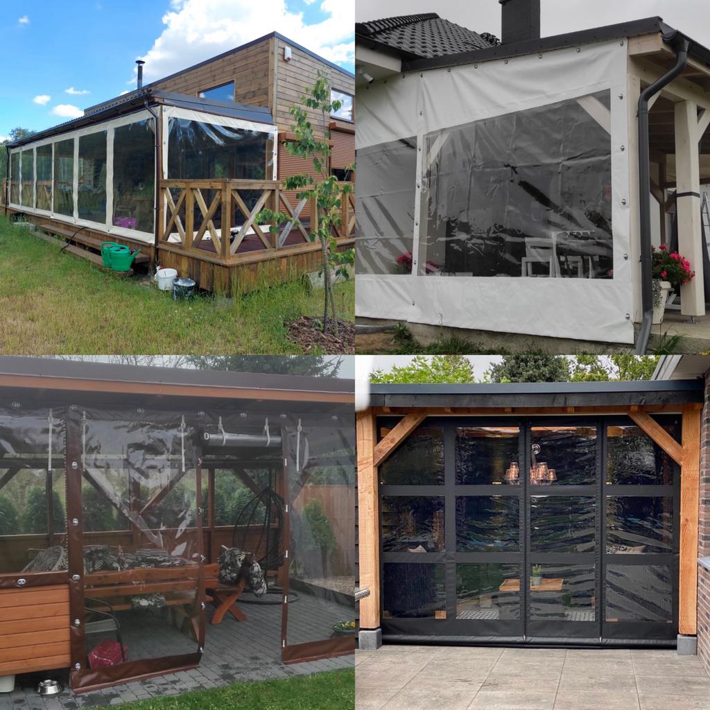 PVC Terraszeilen op Maat - Wind- en Weerbescherming, Tuin en Terras, Overkappingen, Ophalen, Nieuw, Overige typen