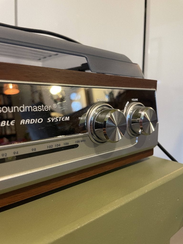 Platenspeler soundmaster retro, Ophalen, Zo goed als nieuw, Platenspeler, Overige merken
