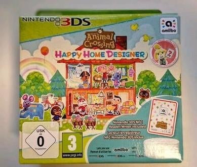 Animal Crossing Happy Home Designer + NFC Reader  Nieuw, 1 speler, Ophalen of Verzenden, Zo goed als nieuw, Vanaf 3 jaar