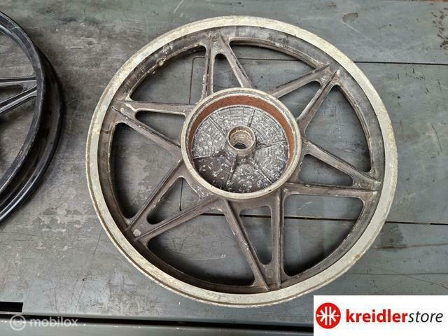 Kreidler 6 spaaks gietwielen origineel met werk, Gebruikt, Ophalen of Verzenden
