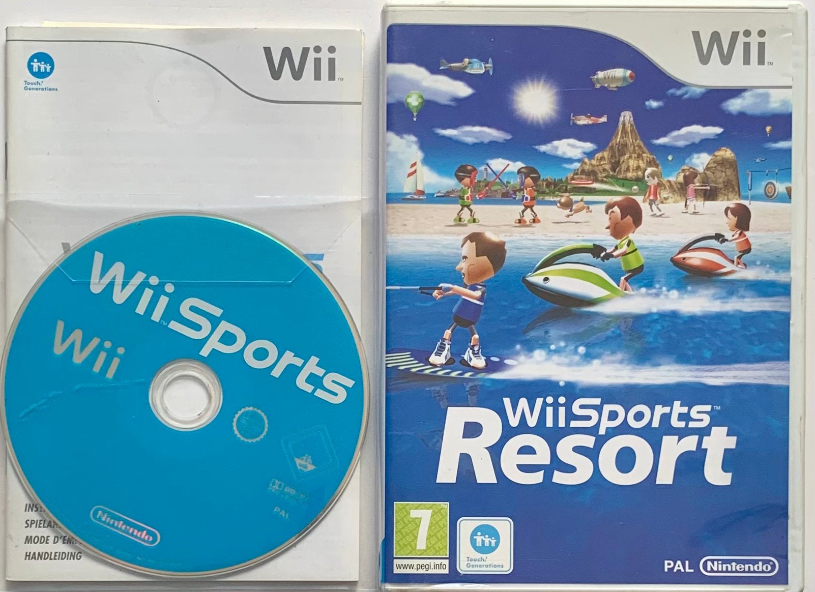Wii Sports & Wii Sports Resort + Soft & Safe Sports Pack, Gebruikt, Ophalen of Verzenden, Sport, 3 spelers of meer