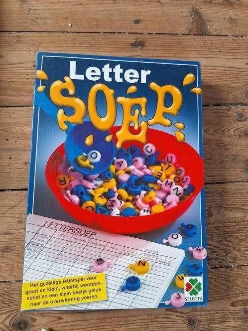 Lettersoep - Bordspel, Een of twee spelers, Ophalen of Verzenden, Nieuw