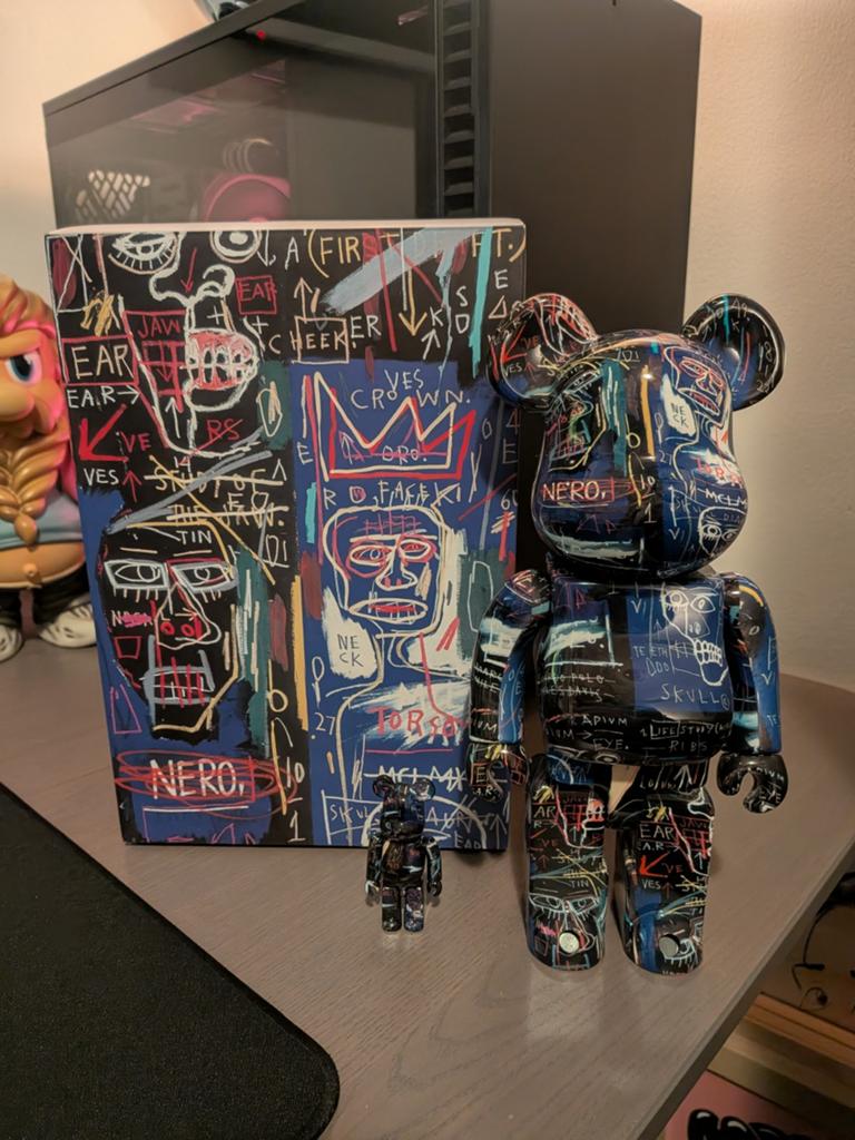 Bearbrick Andy Warhol Jean-Michel Basquiat #7 100% & 400%, Ophalen of Verzenden
