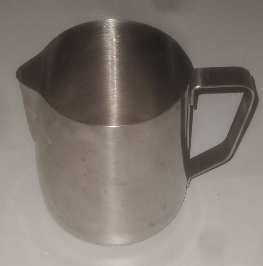 Hendi melkopschuimkan  Roestvrijstaal 0,9 liter, Huis en Inrichting, Keuken | Servies, Ophalen, Nieuw, Glas, Overige stijlen