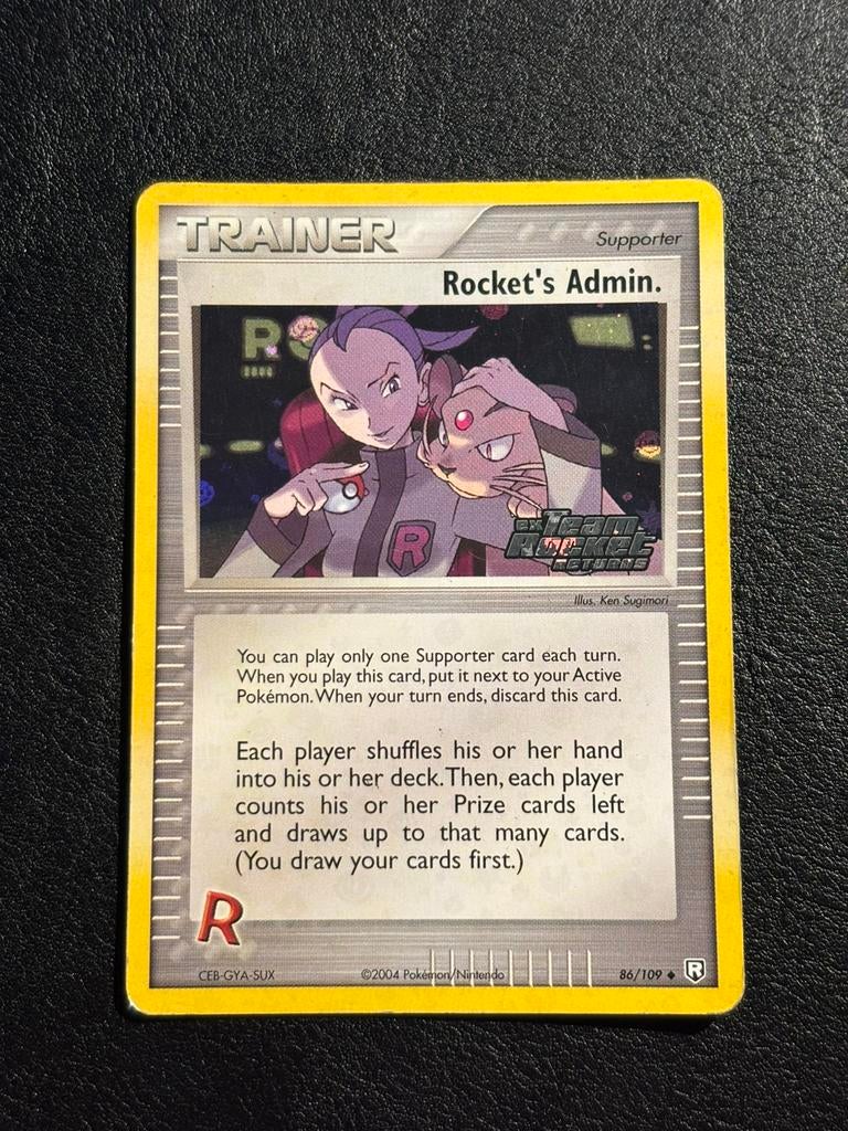 Rocket's Admin reverse holo - Team Rocket Returns 86/109(GD), Ophalen of Verzenden, Zo goed als nieuw