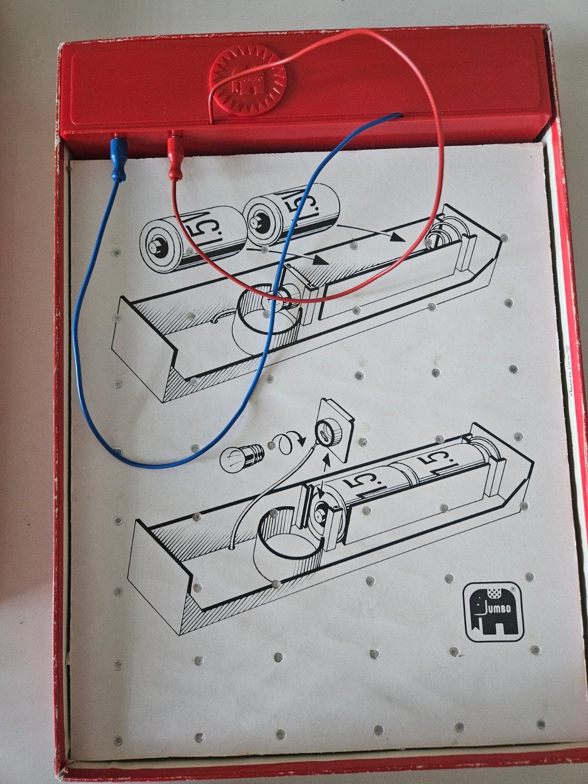 Retro spel Electro met kaarten, Ophalen of Verzenden, Overige typen