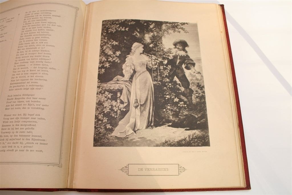 Antiek Prachtboek [1891] — Trompetter van Säkkingen, Ophalen of Verzenden