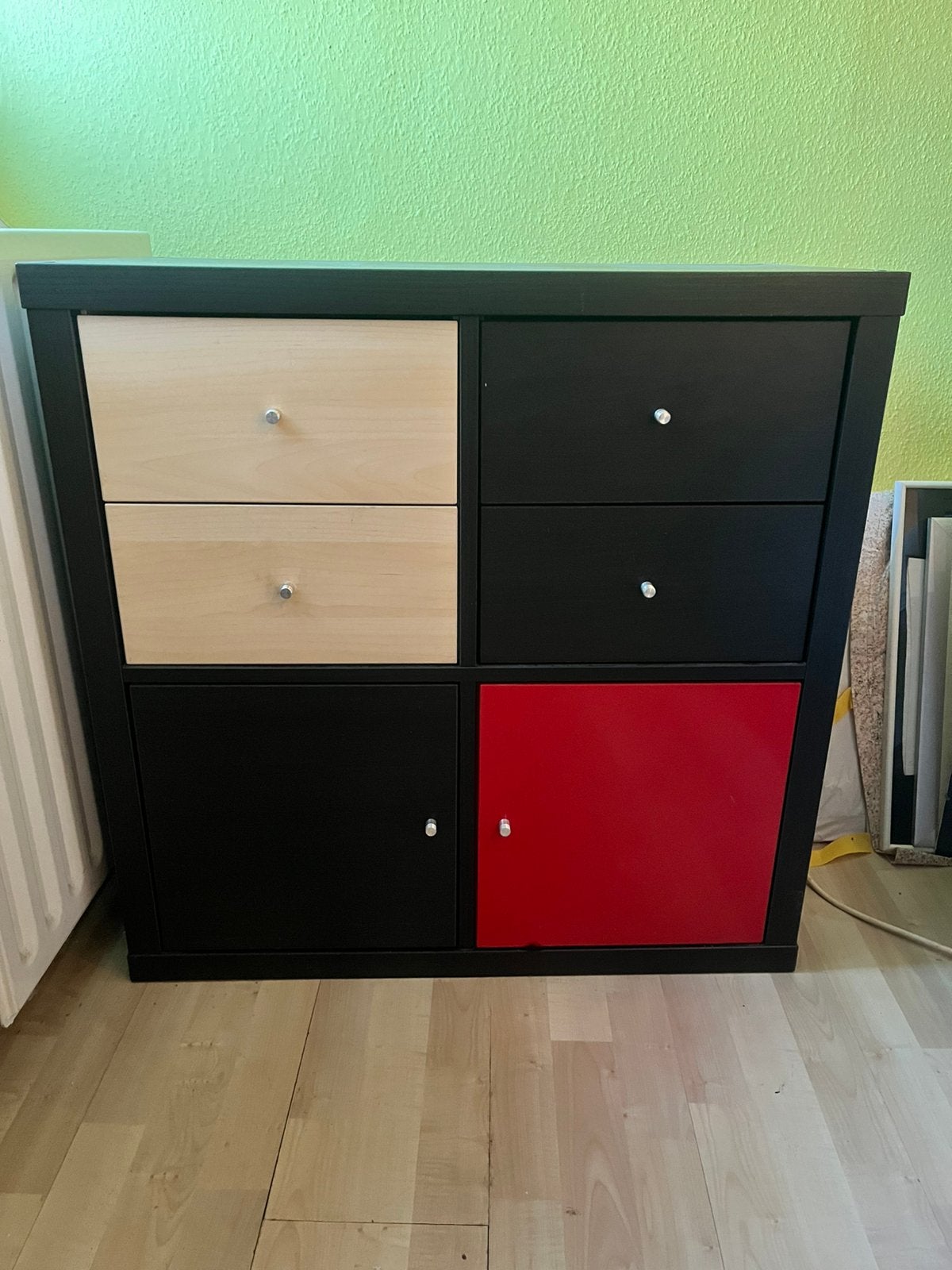 Ikea-kast Kallax, Ophalen, Gebruikt, 50 tot 100 cm, 3 of 4 laden