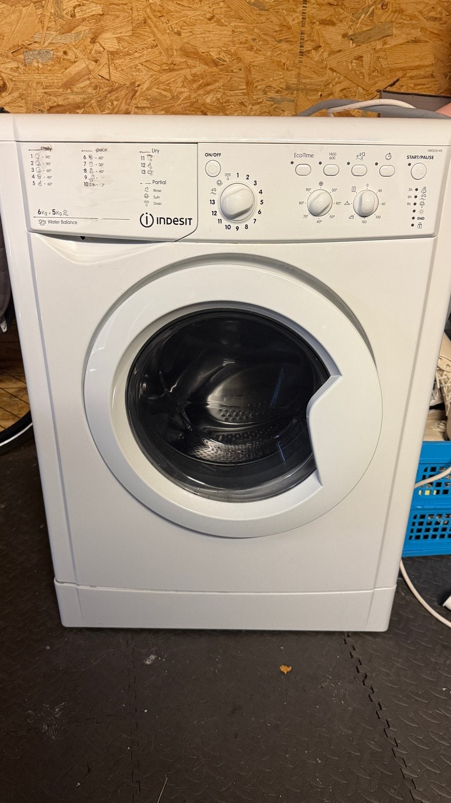 Indesit Wasmachine 6kg, Witgoed en Apparatuur, Wasmachines, Ophalen, Minder dan 85 cm, 4 tot 6 kg, Voorlader