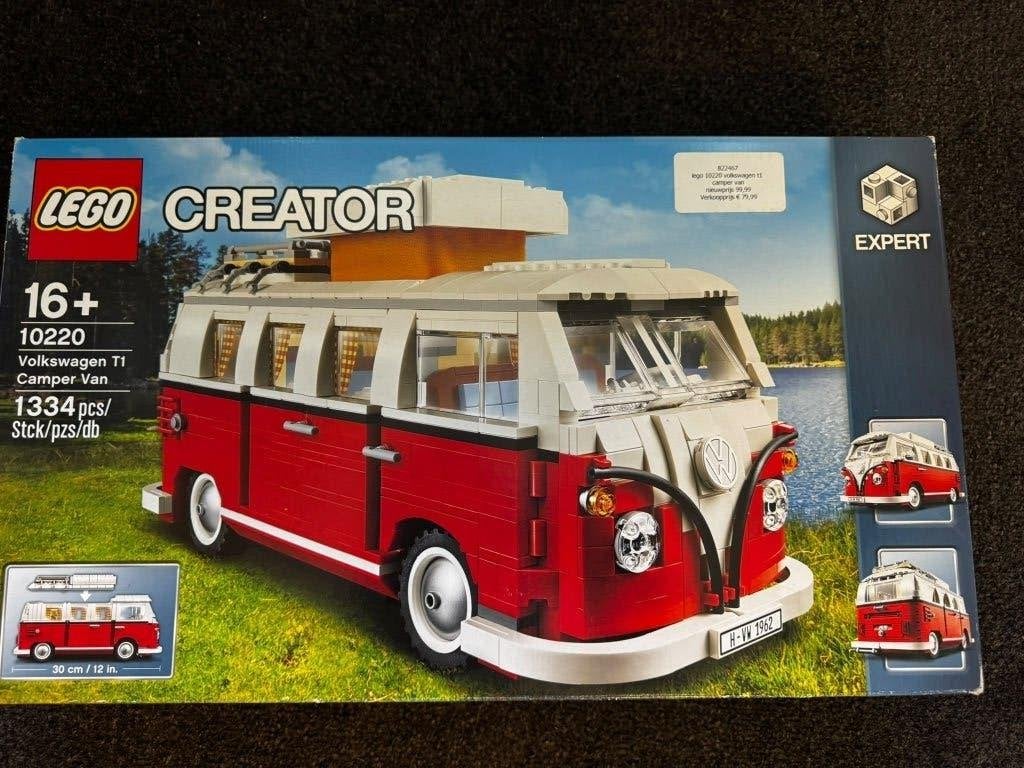 LEGO Creator Expert 10220 Volkswagen T1 Camper – compleet, Lego, Ophalen of Verzenden, Zo goed als nieuw, Creator