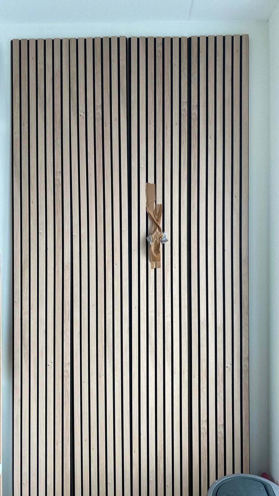 Houten lattenwand - Akupanel look 120 x 255, Ophalen, Minder dan 25 mm, Overige typen, Zo goed als nieuw
