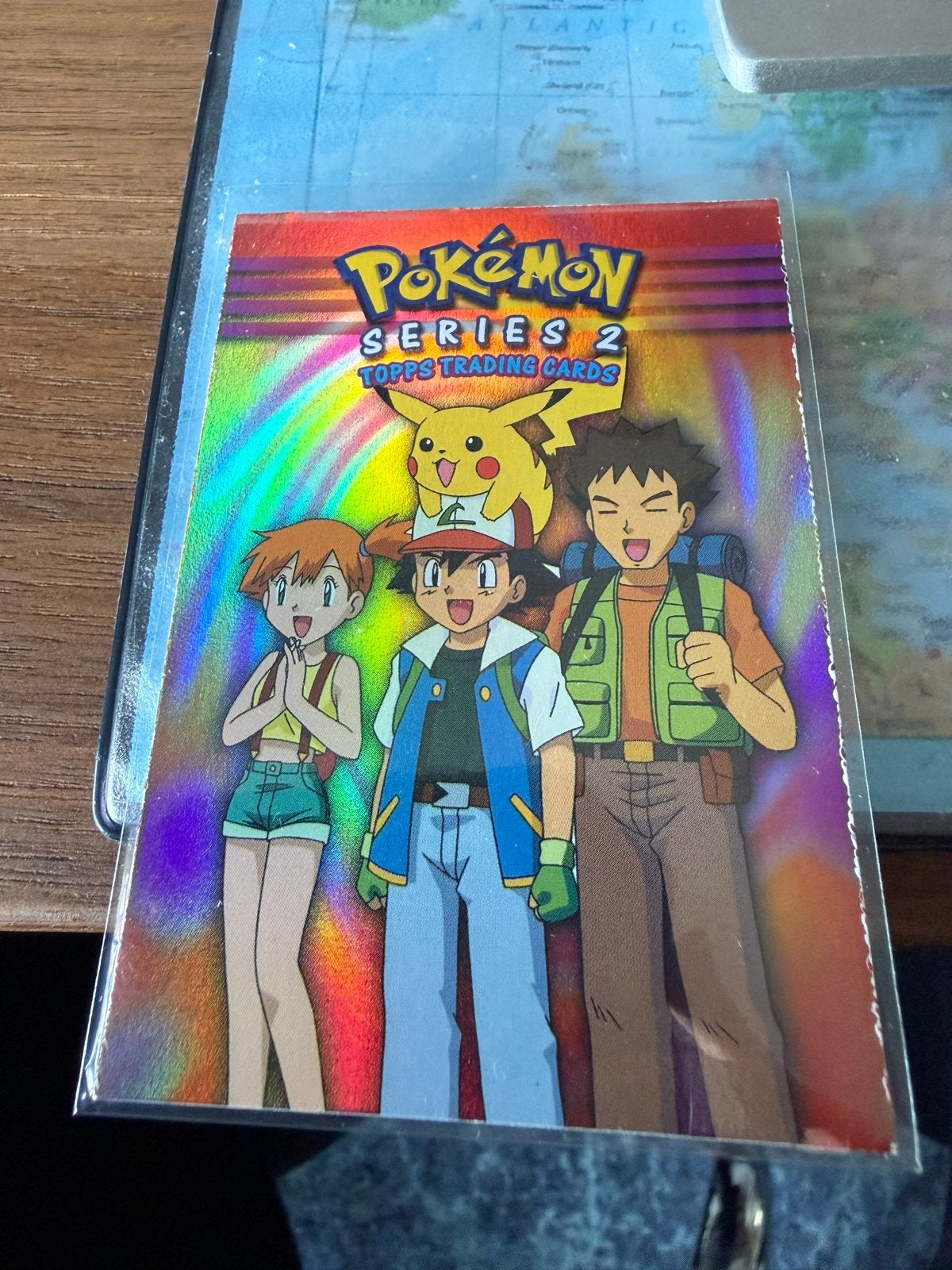 Pokémon Topps Series 2 kaarten - Compleet met 27 holo's, Ophalen of Verzenden, Gebruikt, Meerdere kaarten, Foil