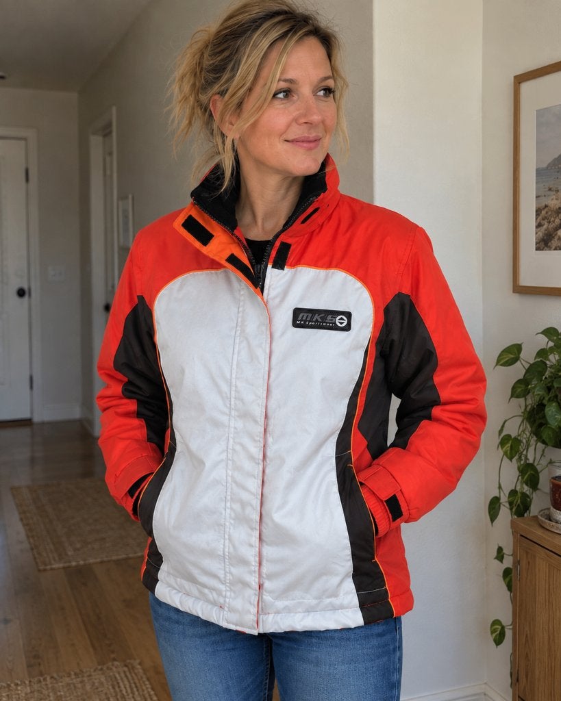 MKS Klondike Gear damesjas maat 38 – retro look, Overige merken, 160 tot 180 cm, Ophalen of Verzenden, Zo goed als nieuw