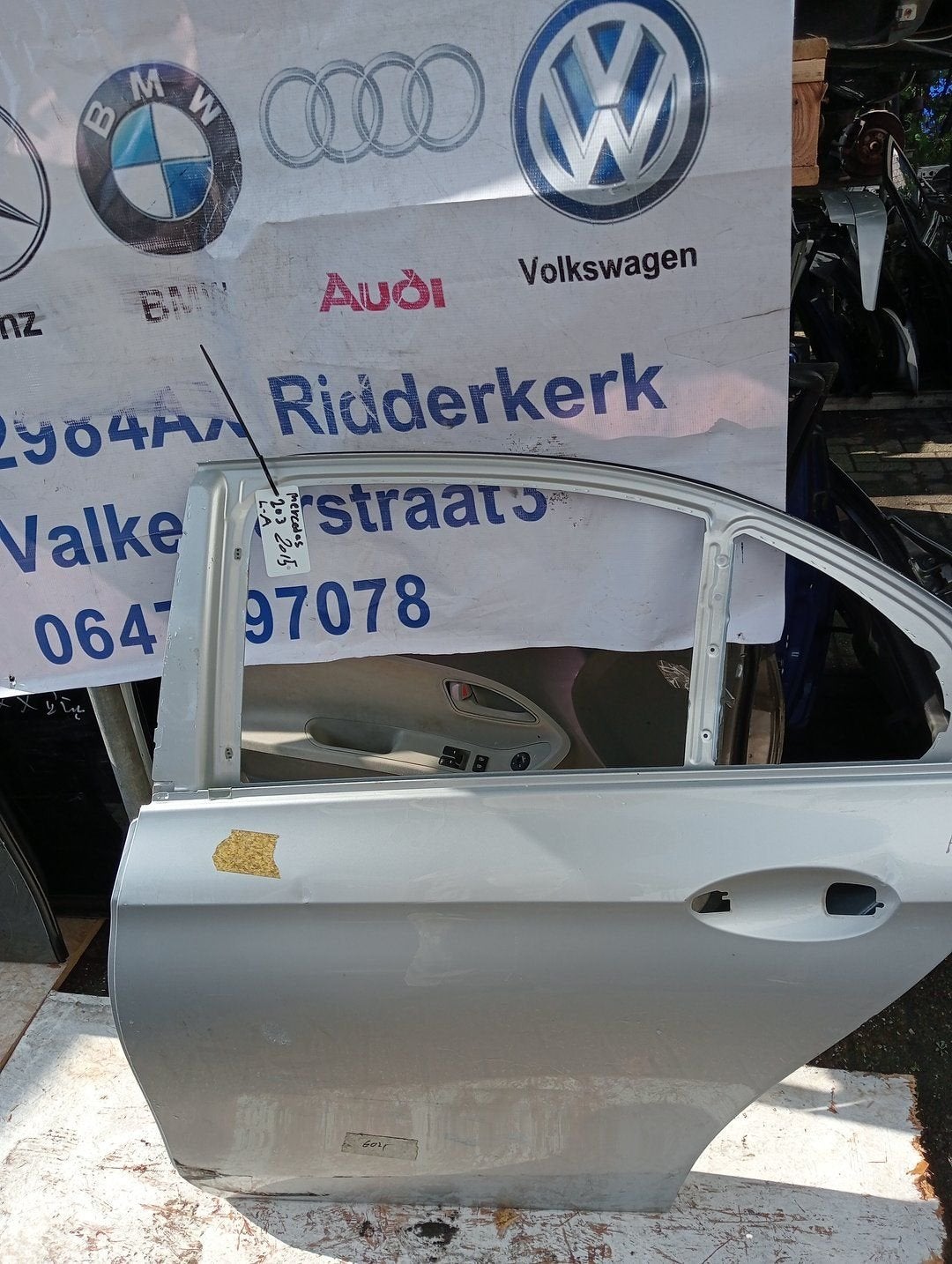 Achterdeur links origineelMercedes A-klasse W176 ('12-'18), Gebruikt, -, Deur, Ophalen of Verzenden