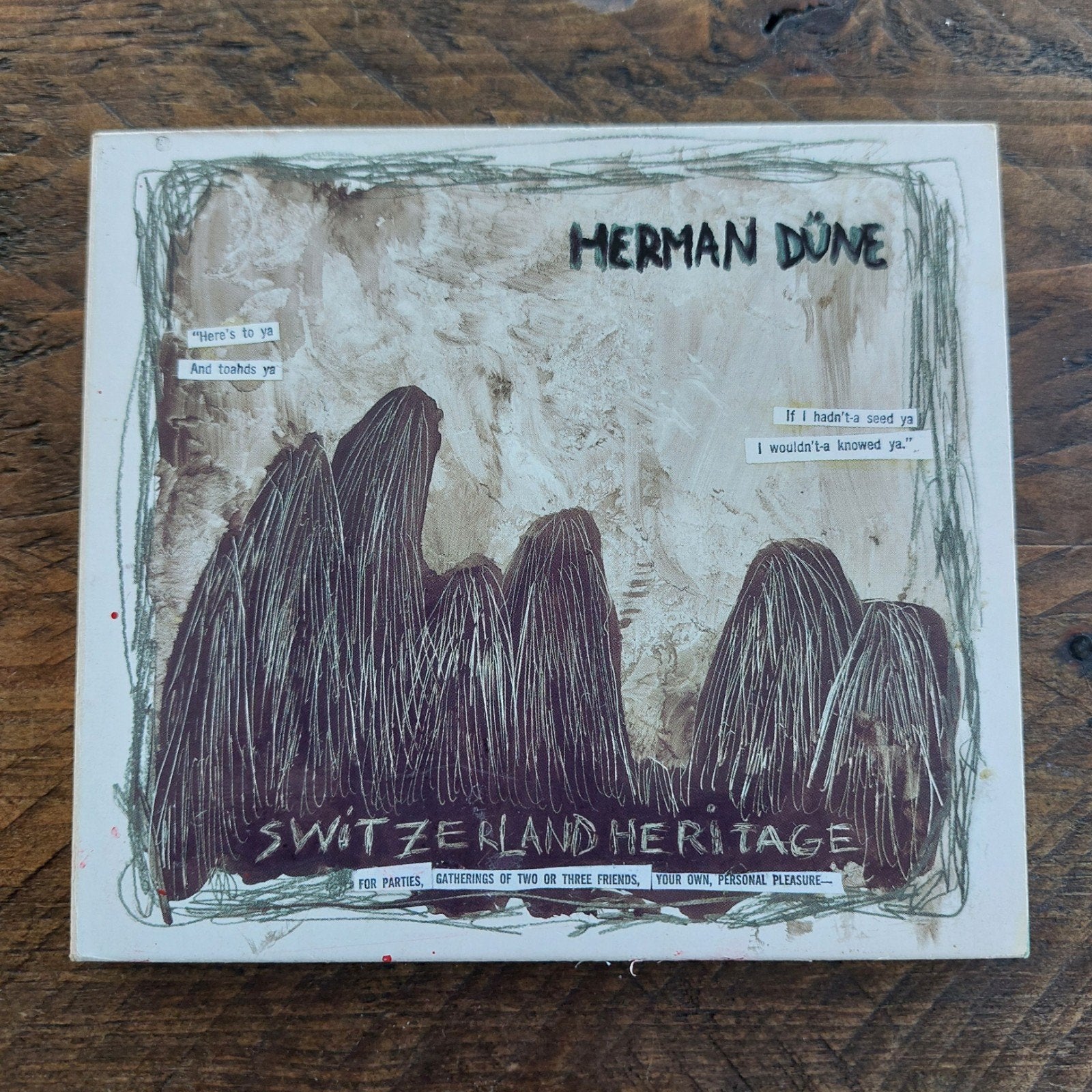 CD Herman Düne: Switzerland Heritage, Ophalen of Verzenden, Gebruikt, Folk Rock, Album