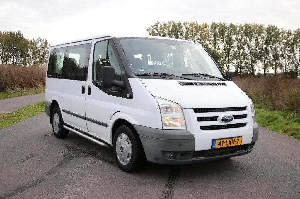 Ford Transit 2.2 D Kombi 2010 / EURO 5 / EXPORT / 9 Pers, Auto's, Euro 5, Stof, 1800 kg, Wit