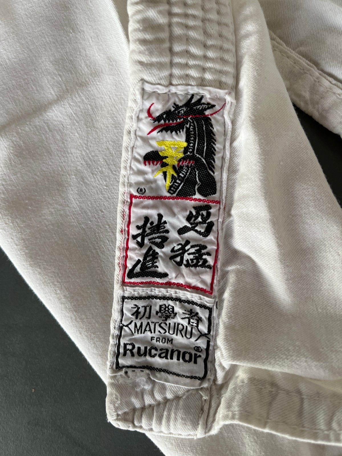 Karatepak Matsuru Rucanor 152, Ophalen, Gebruikt, Maat XS of kleiner, Vechtsportpak
