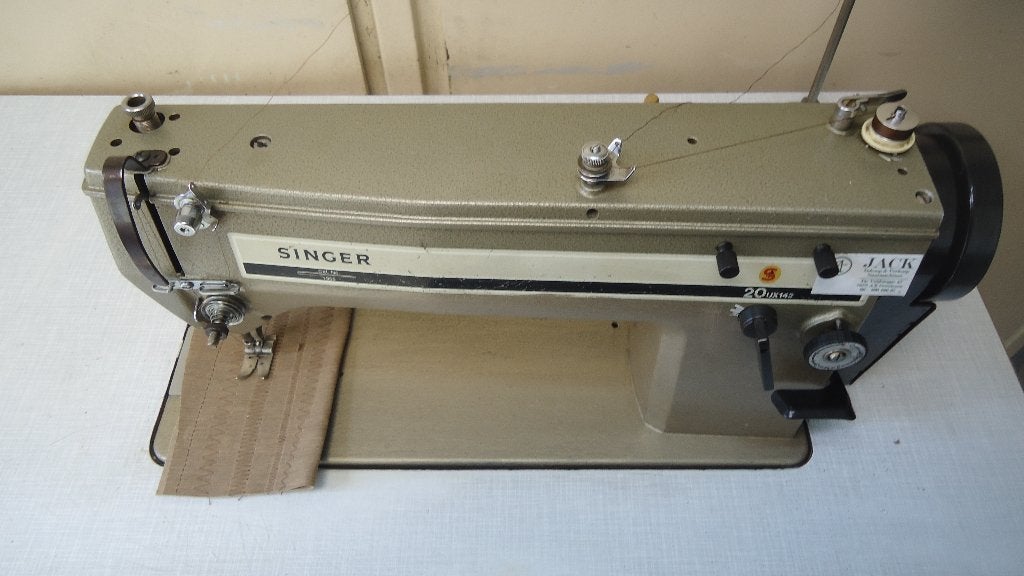 Industrie Naaimachine Singer Zig -zag Rechtstikker (20 UX143, Gebruikt, Singer, Ophalen of Verzenden, Naaimachine