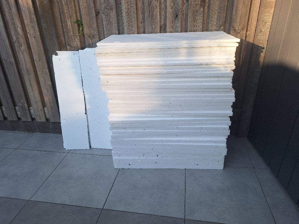 Isolatieplaat EPS 60 van 2,3,4 en 6mm, Ophalen, 4 tot 8 cm, Nieuw, 15 m² of meer