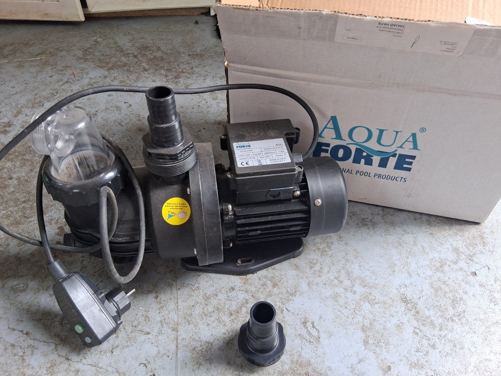 Aqua Forte RD361 Pomp - Zo goed als nieuw, Ophalen of Verzenden, Zo goed als nieuw, Elektrisch, Overige typen