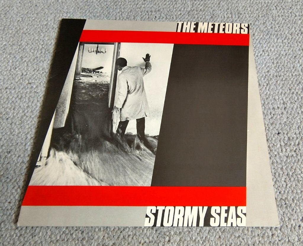 The Meteors – Stormy Seas 12 nrs LP 1982 ZGAN, LP, Ophalen of Verzenden, Zo goed als nieuw, 12 inch