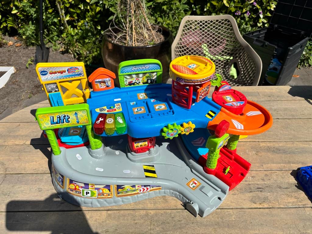 VTech Toet Toet Auto's Garage Speelset, Kinderen en Baby's, Speelgoed | Vtech, Ophalen of Verzenden, Gebruikt, 2 tot 4 jaar