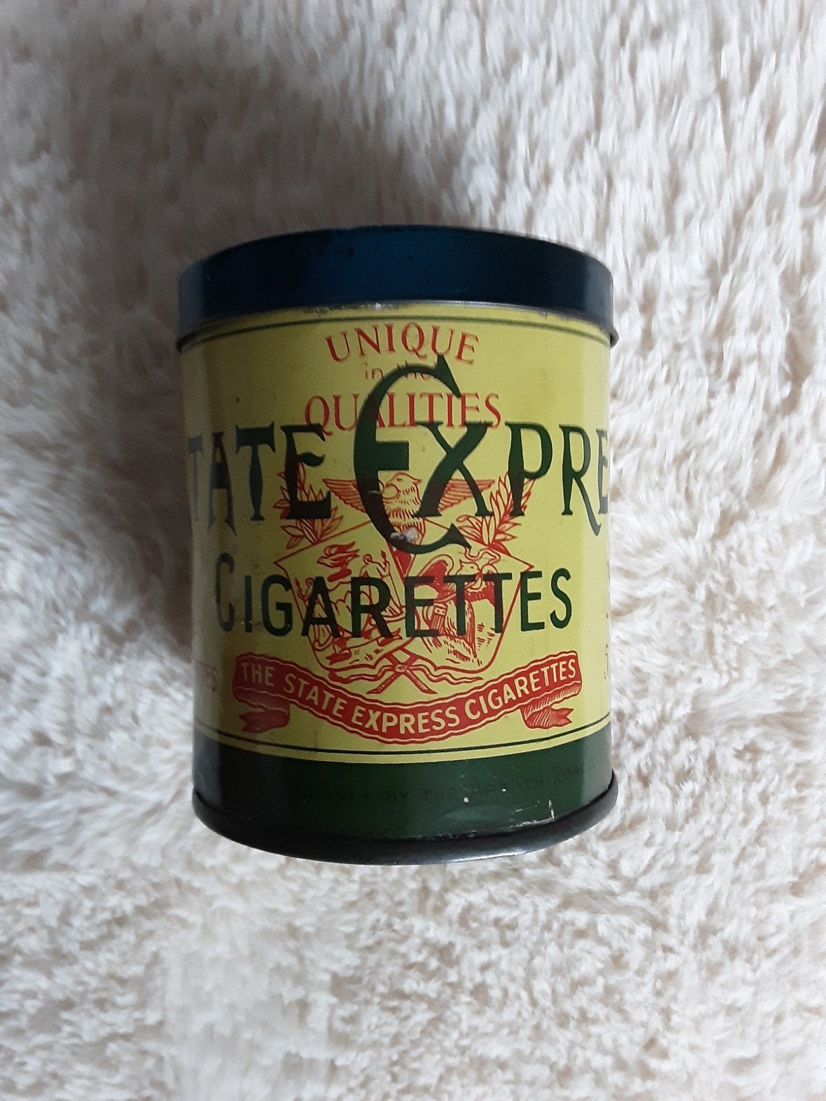 STATE EXPRESS , CIGARETTES. ( ARDATH ), Verzamelen, Blikken, Ophalen of Verzenden, Gebruikt, Overige