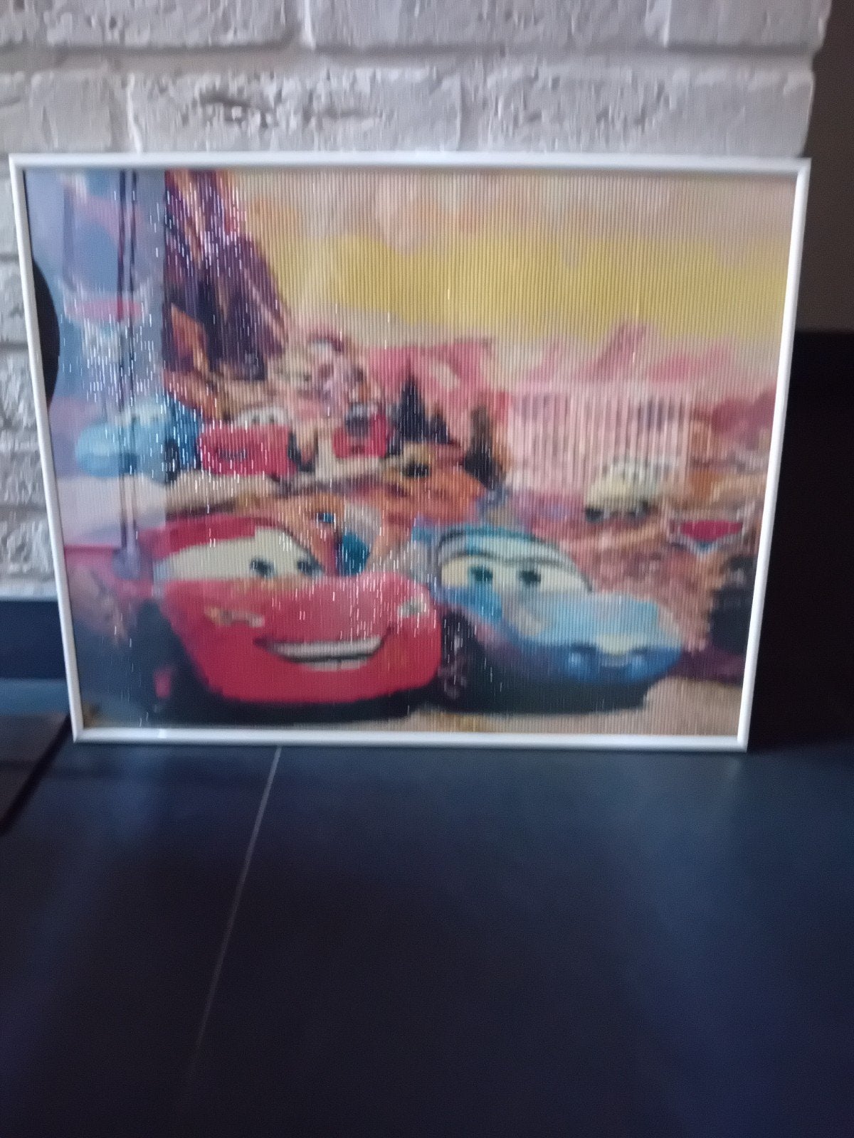 Diamond Painting Cars Schilderij (51x41cm) met lijst, Ophalen of Verzenden