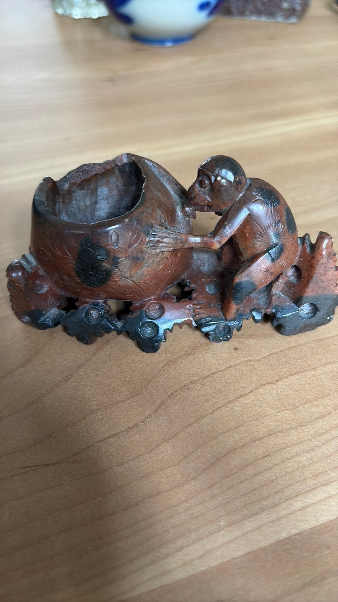 Chinese inktpot, Verzenden, Steen of Keramiek