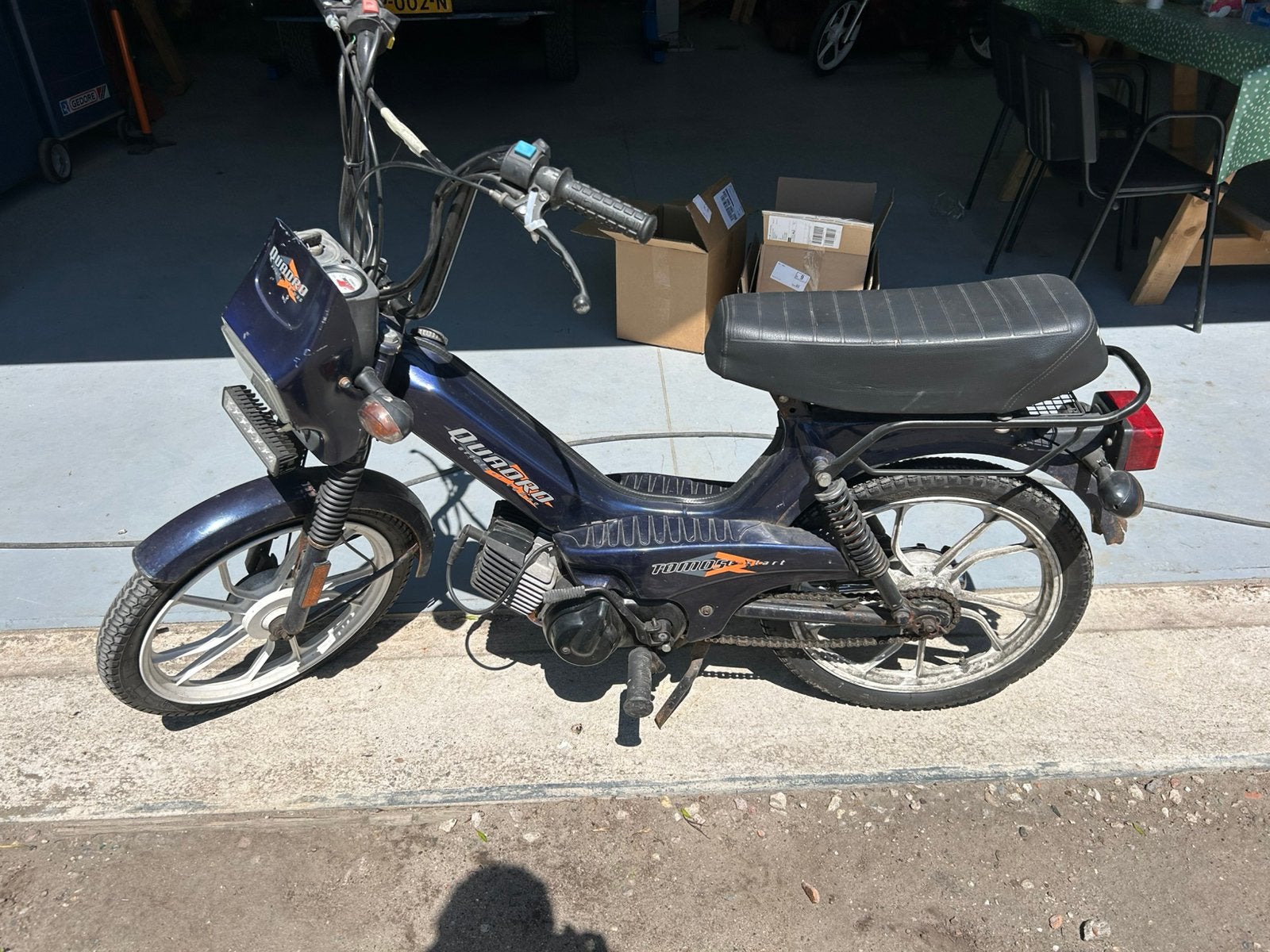 Tomos qaudro 65cc, Fietsen en Brommers, Brommers | Tomos, Ophalen, Gebruikt, 65 cc, 2 versnellingen