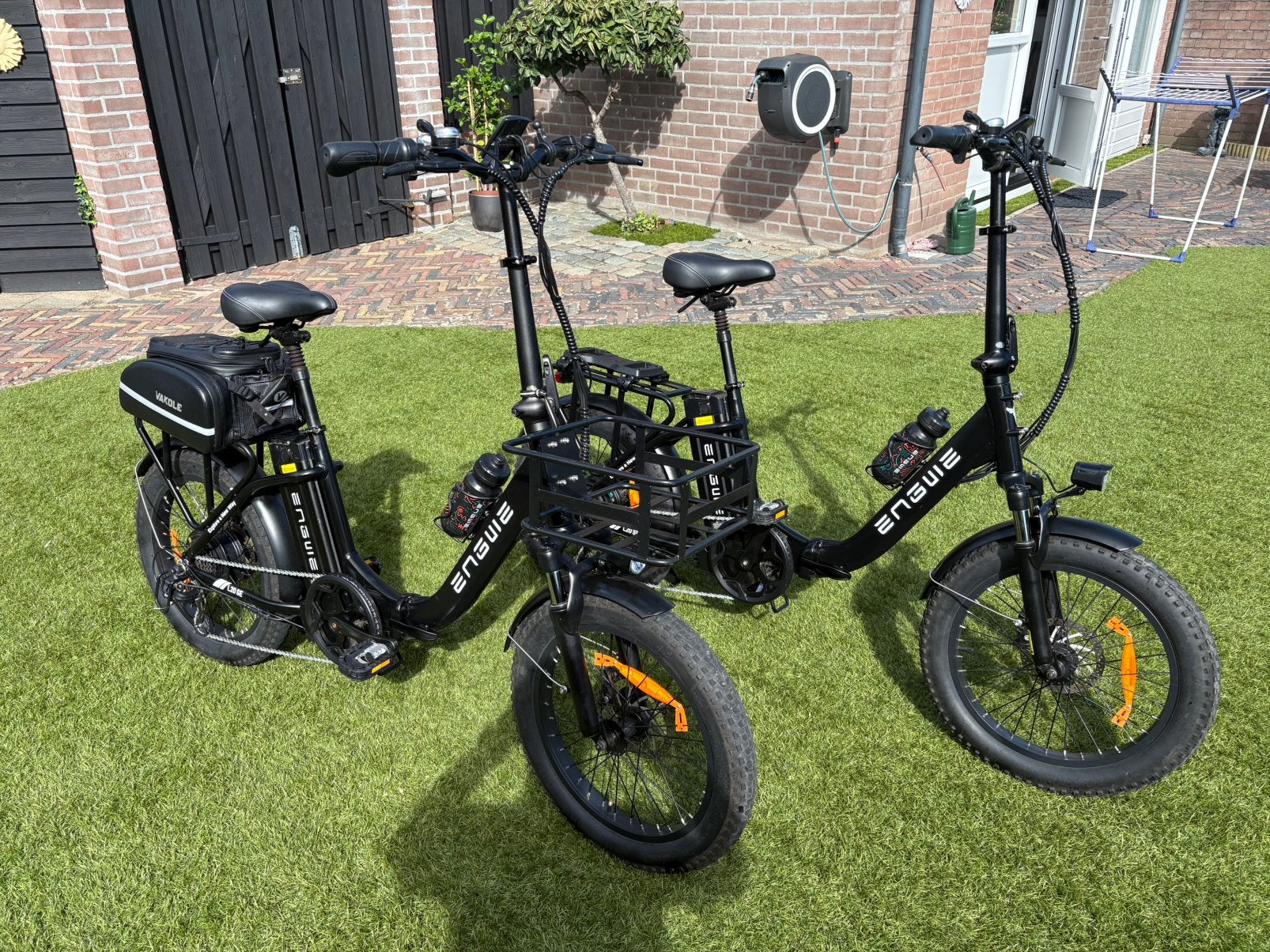2 Electrische vouwfietsen ZGAN, Fietsen en Brommers, Fietsen | Vouwfietsen, Ophalen, Zo goed als nieuw, 20 inch of meer