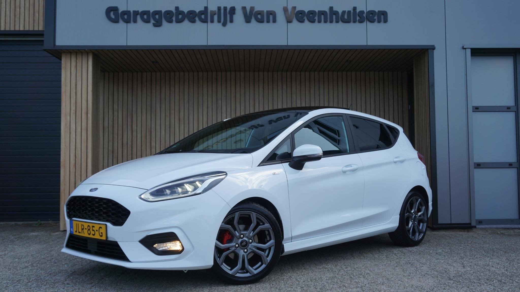 Ford Fiesta 1.0 101pk EcoBoost ST-Line Automaat 5Drs Pano.Da, Gebruikt, Euro 6, 1144 kg, Wit