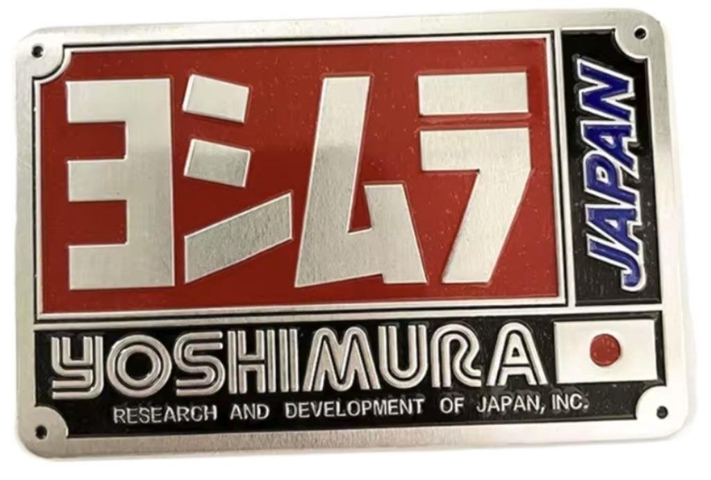 Yoshimura Research and Development Japan aluminium Uitlaatpl, Motoren, Accessoires | Stickers, Verzenden
