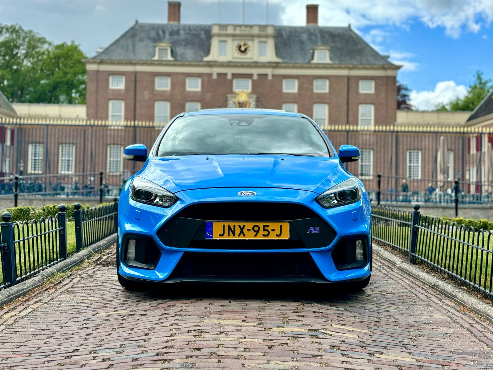 Ford Focus RS Mk3 – 2016 – Performance Blue – Vol Opties, Auto's, Ford, 4 cilinders, Blauw, 2261 cc, 350 pk