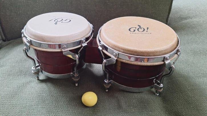 Go Go Bongo's - Afro-Cubaanse percussie-instrument, Muziek en Instrumenten, Ophalen, Zo goed als nieuw, Trommel