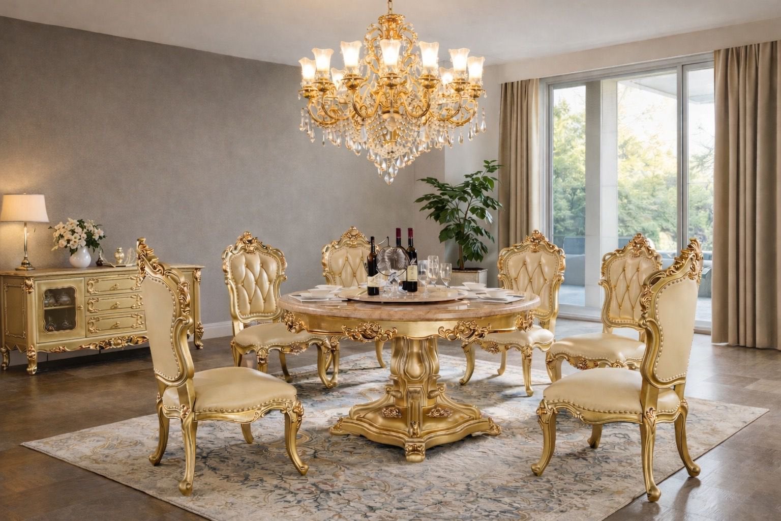 Italiaanse meubels klassieke bankstel leder bank 3+2 zits, Ophalen, Nieuw, 75 tot 100 cm, Vierpersoons of meer