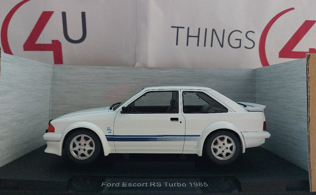 MCG 1:18 Ford Escort RS Turbo wit 1985 nieuw in verpakking, Ophalen of Verzenden, Nieuw, Auto, Overige merken