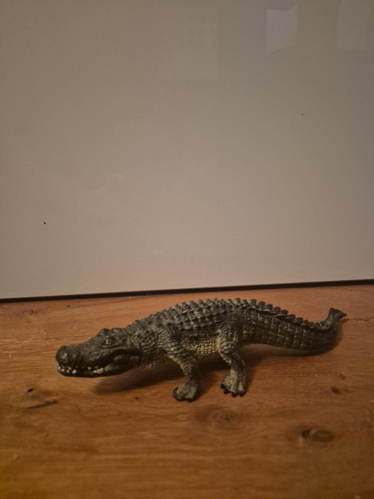 Schleich krokodil, Ophalen of Verzenden, Zo goed als nieuw, Beeldje of Figuurtje