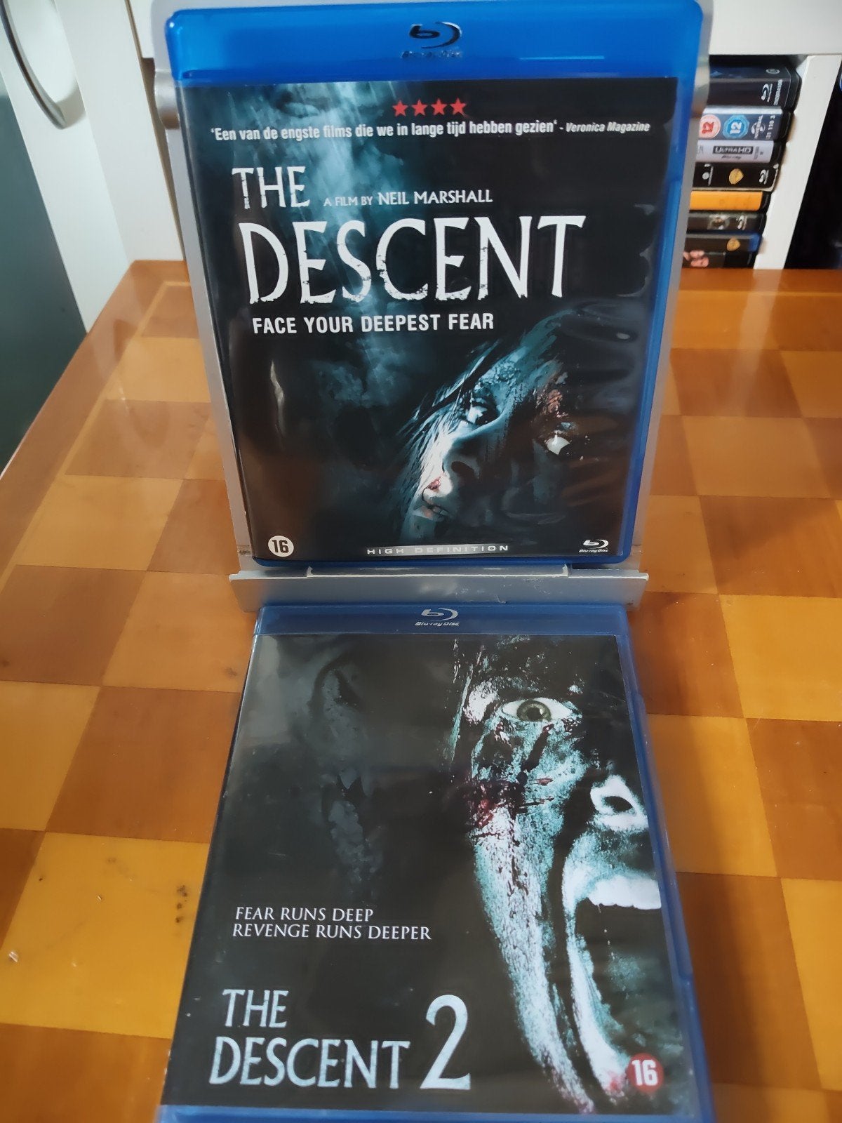 The Descent & The Descent 2 Bluray NL ZGAN (Horror), Engels, Vanaf 16 jaar, Ophalen of Verzenden, Zo goed als nieuw