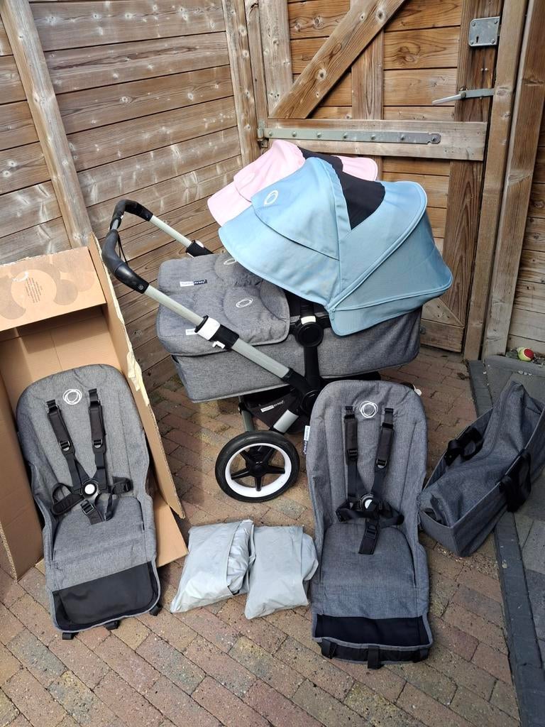 Bugaboo Donkey 3 Twin Compleet - Zo goed als nieuw, Ophalen, Gebruikt, Bugaboo, Combiwagen