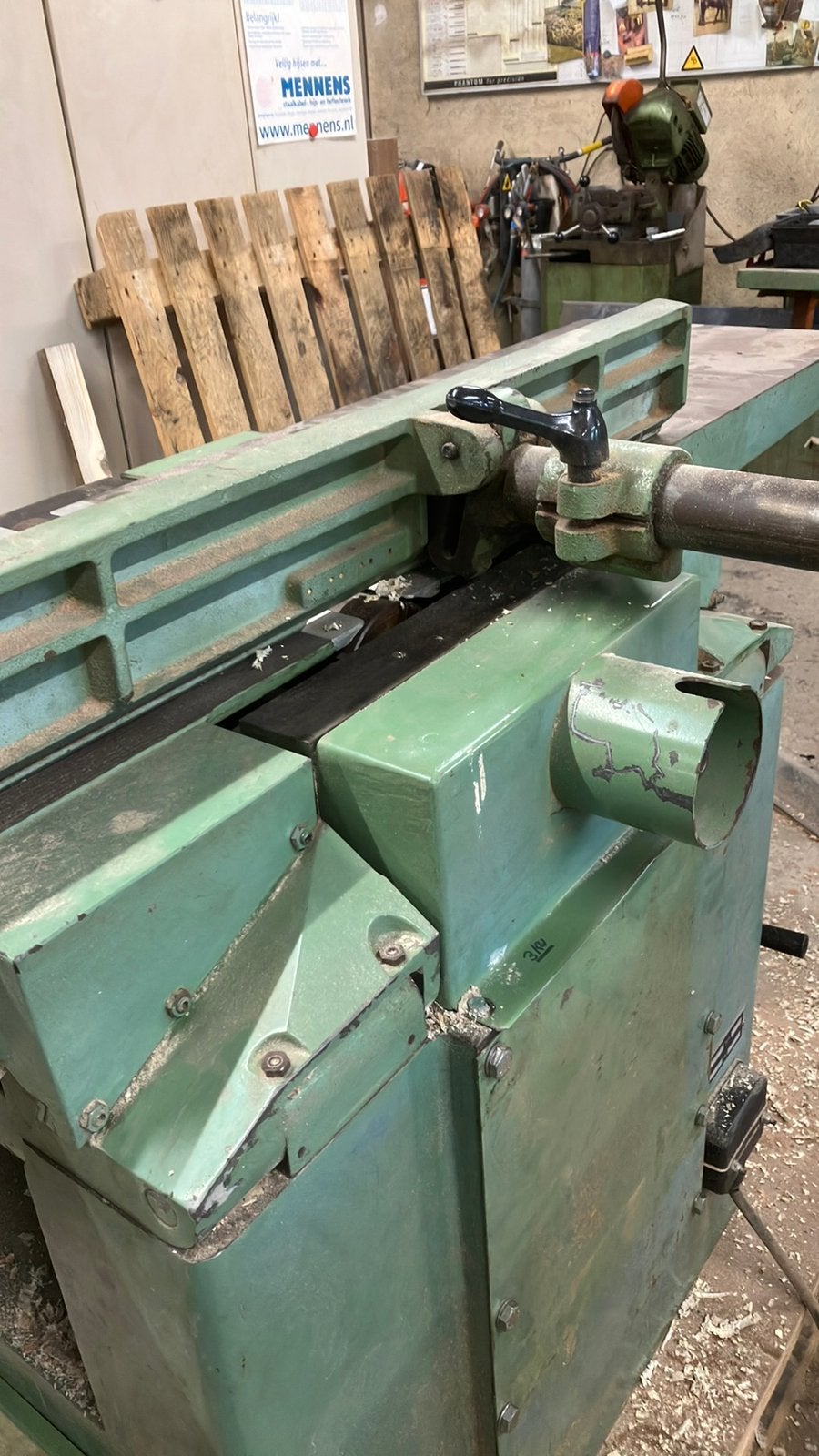 Vlak vandiktebank400 volt , blad 200 cm breedte 40 cm, Ophalen of Verzenden, Zo goed als nieuw, Overige typen