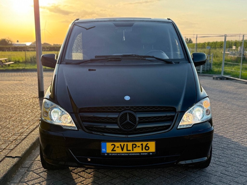 Mercedes-Benz Vito 122 CDI 320 V6 Lang 224PK Bj 2011 Xenon A, Auto's, Automaat, Euro 5, Achterwielaandrijving, Zwart