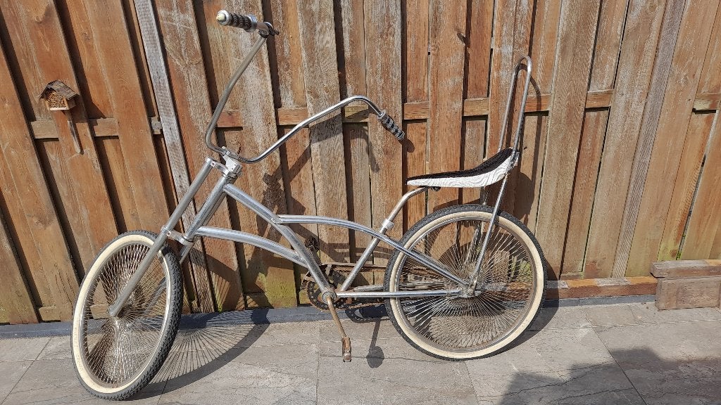 Lowrider Chopper, Fietsen en Brommers, Fietsen | Cruisers en Lowriders, Gebruikt, Chopper, Chroom, Minder dan 47 cm, Terugtraprem