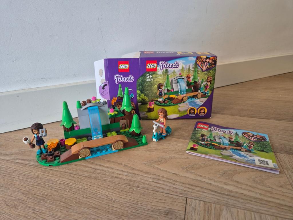 LEGO Friends 41677 Waterval in het bos - Complete set, Inclusief instructies, Lego, Friends, Ophalen of Verzenden