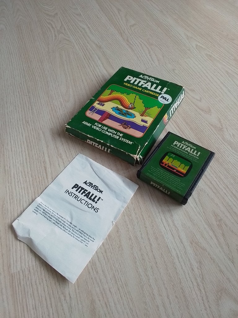 Atari 2600 Game: Pitfall! (Activision) - (CIB) - Getest, Avontuur en Actie, Gebruikt, 1 speler, Ophalen of Verzenden
